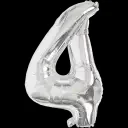 figurka čtyř fólie,barva stříbrná, 86cm