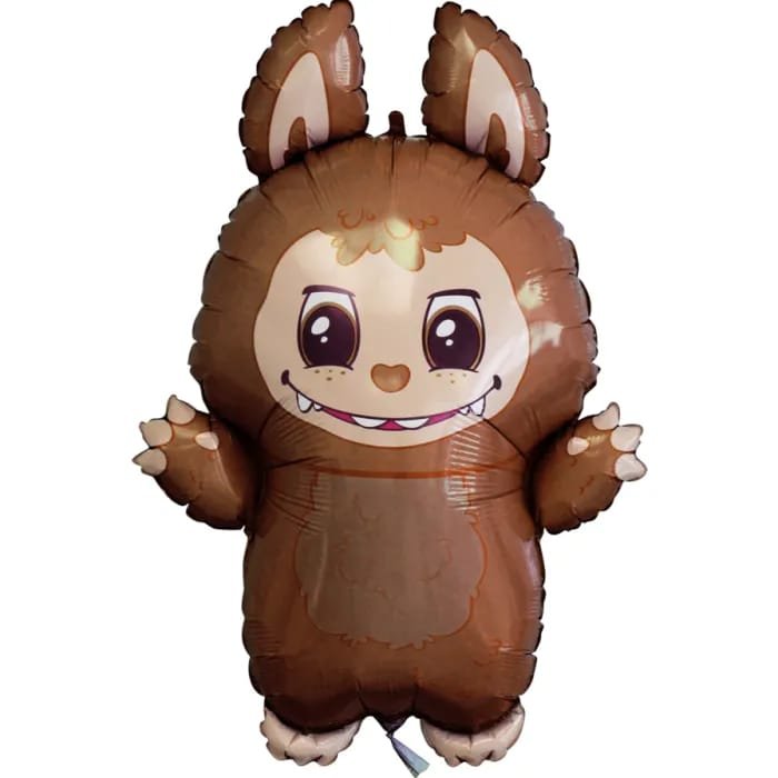 Labubská fóliová koule hnědá 50-100 cm